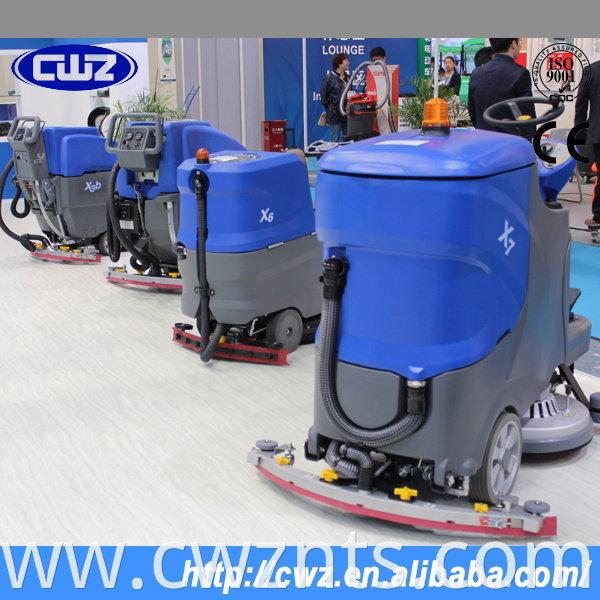 CWZ X6 easy control driving type floor scrubber